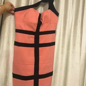 XOXO Peach Bodycon Dress